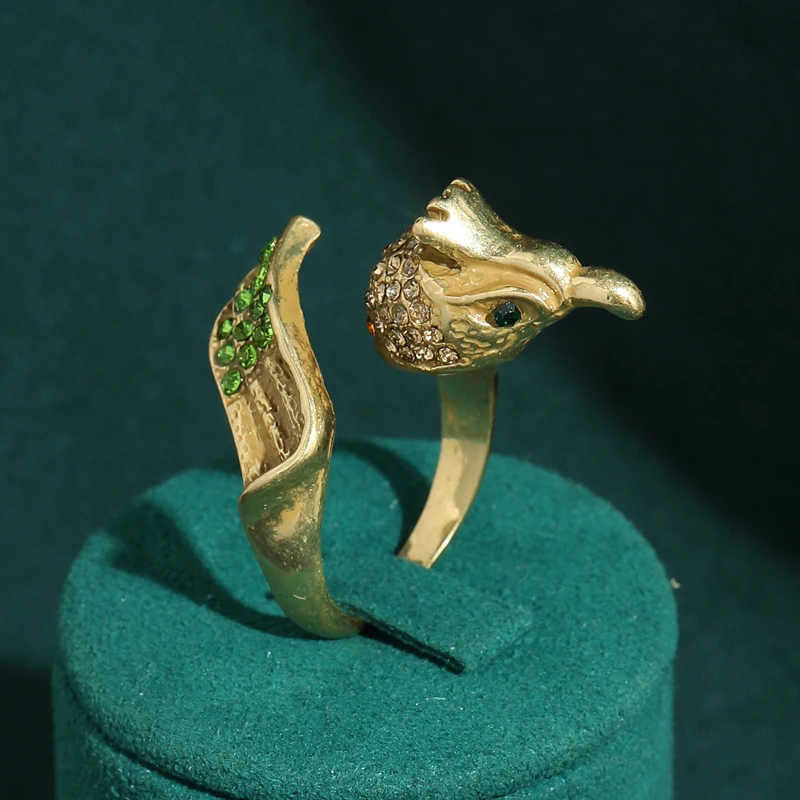 Vintage Eagle Rings Women Antique Gold Plated Opening High Quality Thanksgiving Jewelry Adjustable 2026 New Trends Accessories