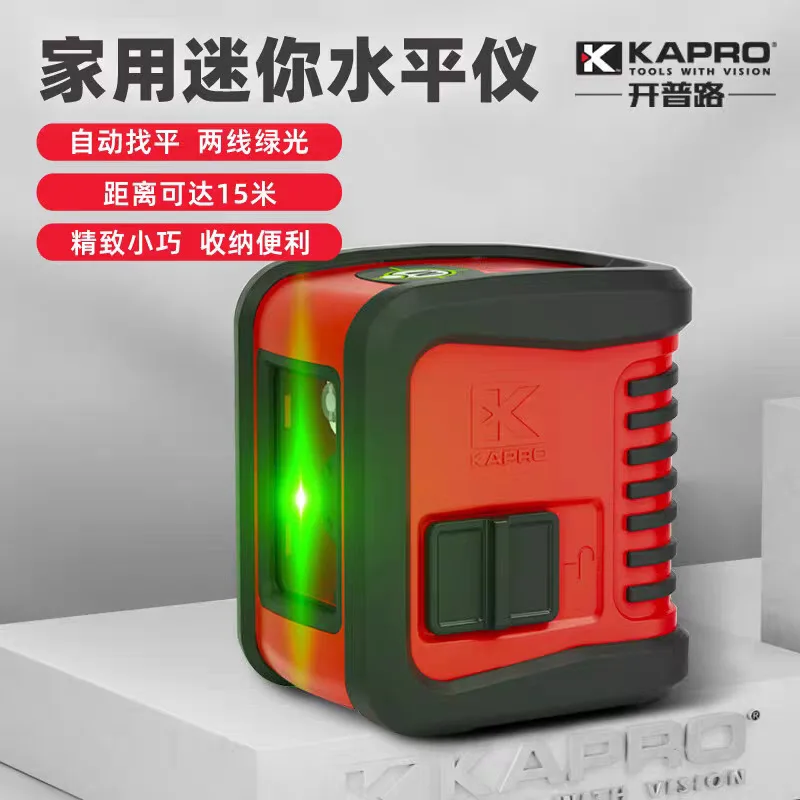 Octopus stand laser level, green light cross-2 line mini line marking