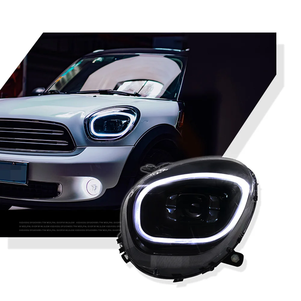 

Brand New Head Led Car Lamp Headlight with halo fit for Mini R60