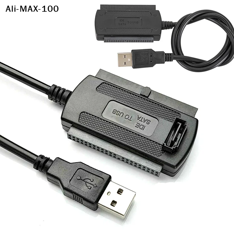 【M1a】【Yy3】USB 2.0 To IDE Adapter Converter Cable For 2.5 3.5 Inch Hard Drive HD