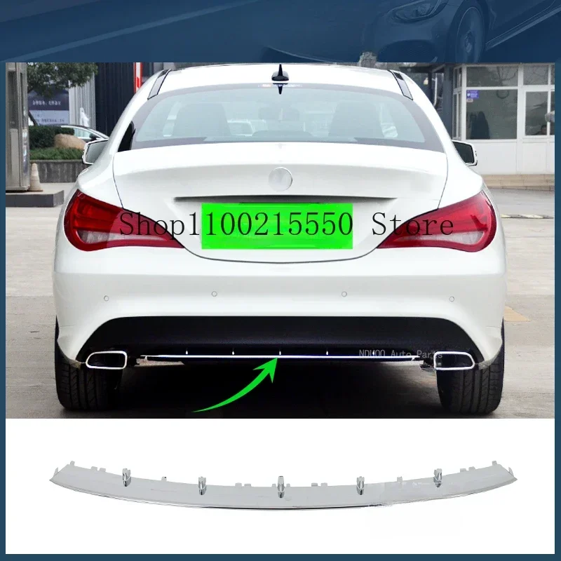 Rear Bumper Chromed Chrome Plating Chromium Trim A1178850023 For Mercedes Benz CLA W117 C117 CLA180 CLA220 CLA200 Body Kit Part