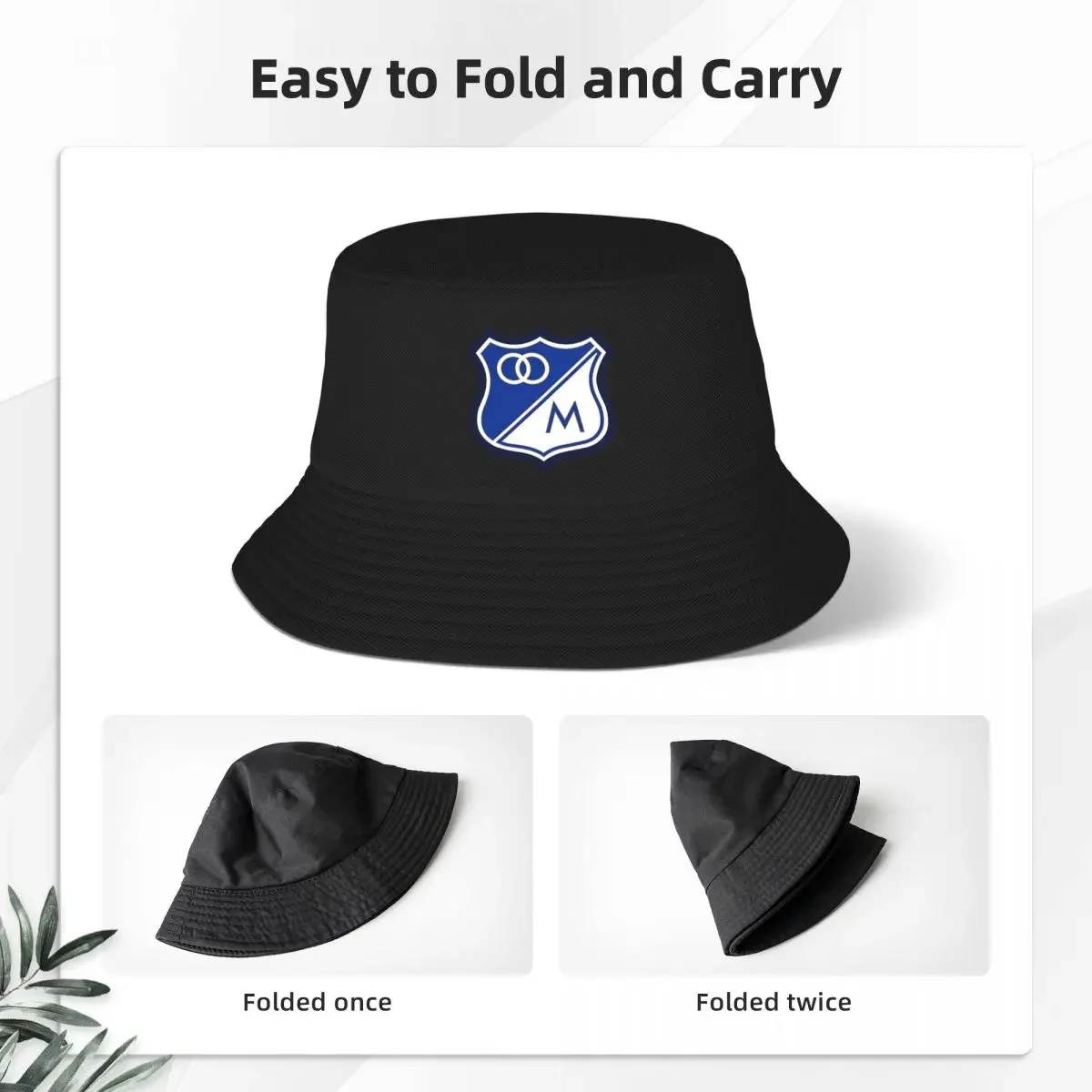 Millonarios Futbol Club Bucket Hats Panama For Kids Bob Hats Autumn Fisherman Hats Summer Beach Fishing Unisex Caps