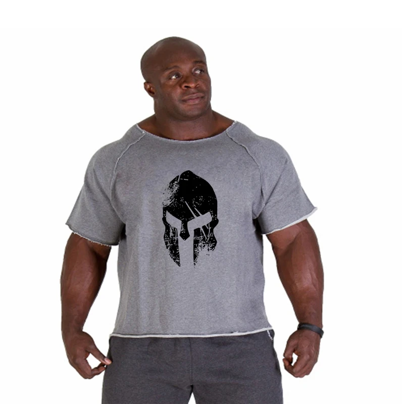 Men Oversize T-shirts Gym Fitness Clothing Mens No Pain No Gain T Shirt For Male Bodybuilding Tshirts Loose Breathable Clothes