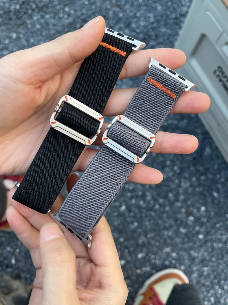 

Sport Band For Apple Watch Ultra 10 9 8 7 6 SE 5 Nylon Lightweight Bracelet Strap For iWatch 38mm 40mm 41mm 42mm 45mm 46mm 49mm