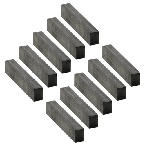 10x tuerca de cuerno de buey blanco 55x6x10mm tuerca de guitarra puente de sillín Luthier negro