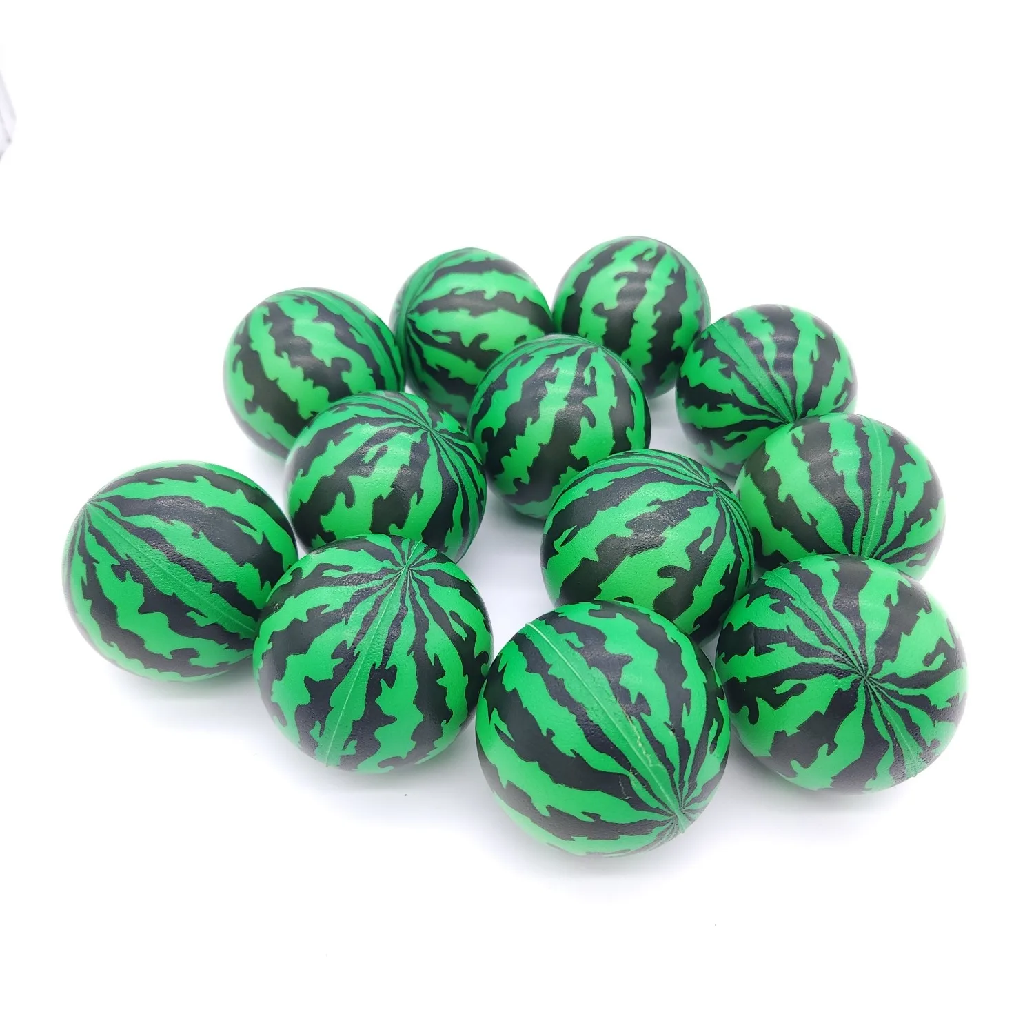 Watermelon Stress Balls Stress Reliver Party Favor Soft PU Foam Ball Squishy Fidget Sensory Fruit Toy for Kids & Adults