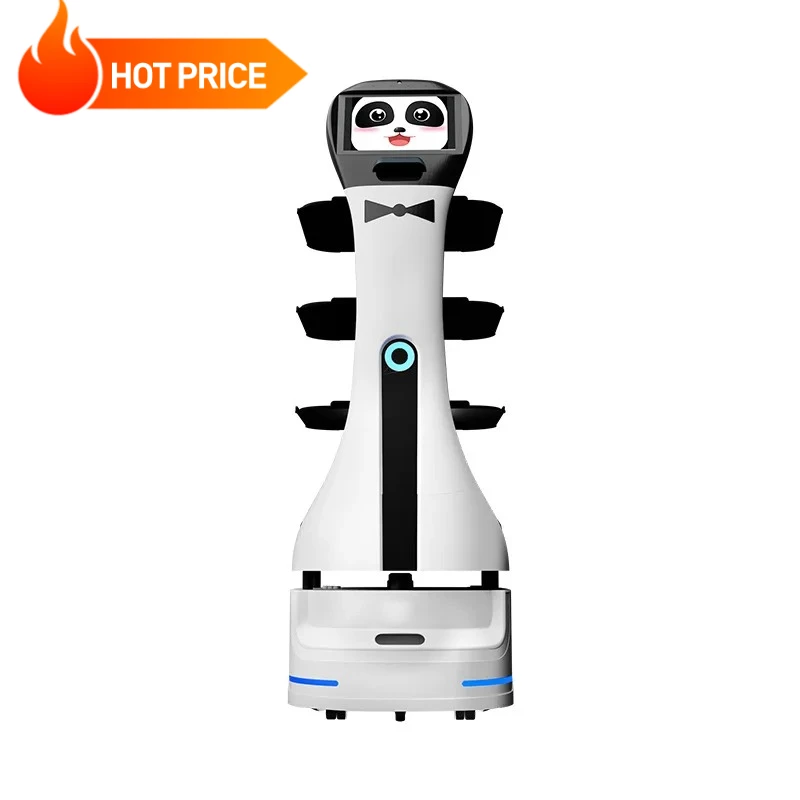 Commercial Smart Takeaway Delivery Robot Autonomous Contactless Service Robot For Takeout Shop