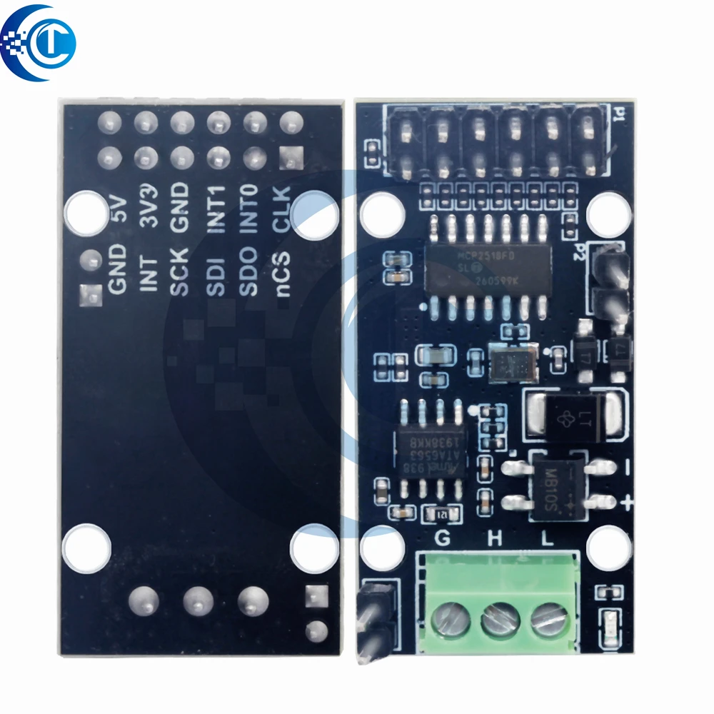 SPI to CAN FD Module MCP2518FD with ATA6560 Transceiver, CAN Bus Module Upgrade Version of MCP2515 Compatible with for Arduino