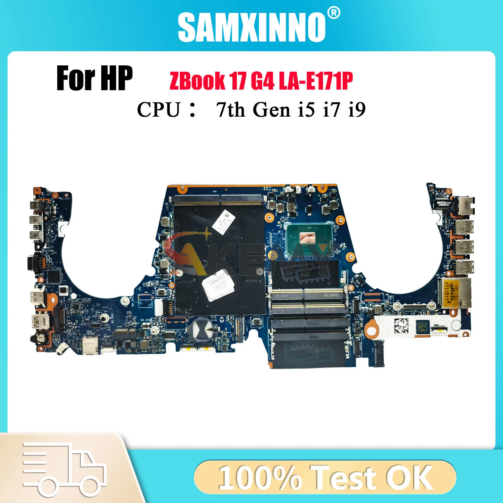 

LA-E171P Материнская плата для ноутбука HP ZBook 17 G4 с процессором i5 i7 DDR4 921327-601 921327-001 100% полностью протестирована