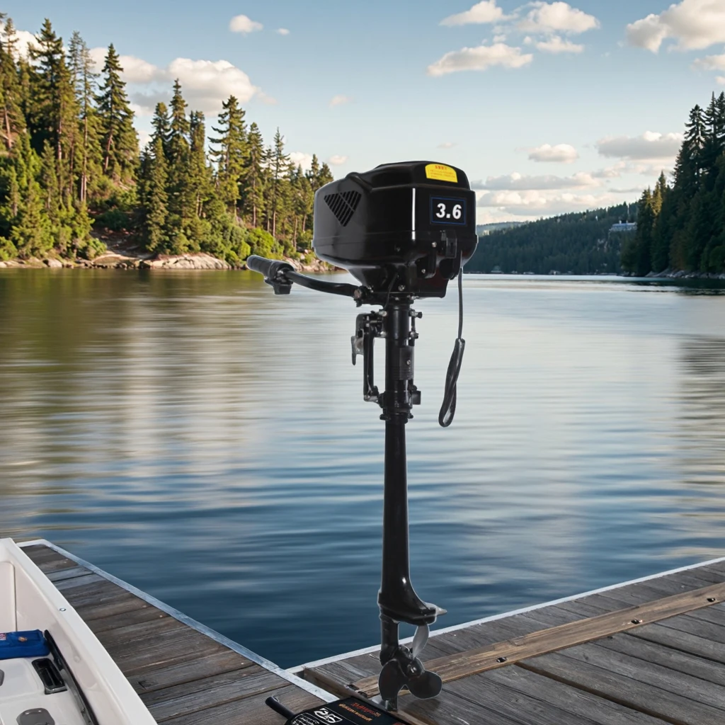 

48V 800W High Power Brushless Outboard Motor 3.6HP Lightweight for Kayak Canoe Fishing Dinghy Inflatable Boat