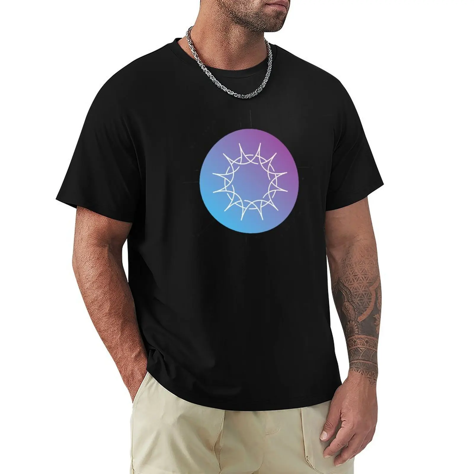 

Swedenborg Foundation Sun Design T-Shirt anime tshirt oversized graphic tee Short sleeve tee Louboutins shirts men