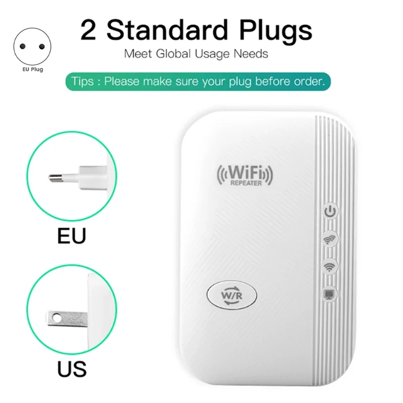 كامل-300Mbps اللاسلكية واي فاي مكرر W9533 2.4Ghz AP راوتر موسع واي فاي مكبر للصوت الداعم WPS نقطة الوصول عن بعد دائم EU-Pl