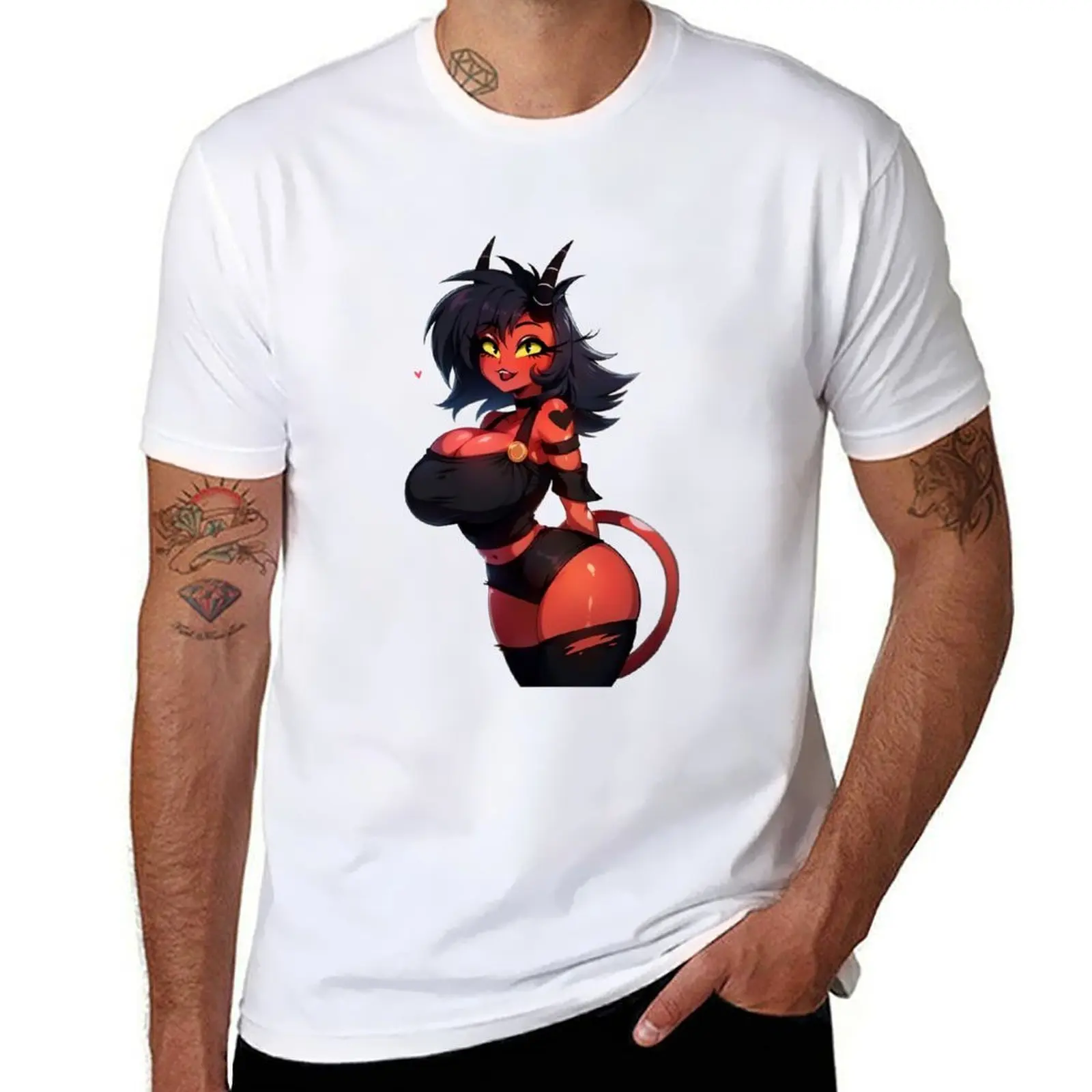 ميلي - تي شيرت Helluva Boss تي شيرت مضحك تي شيرت رجالي مع تي شيرت مطبوع #1