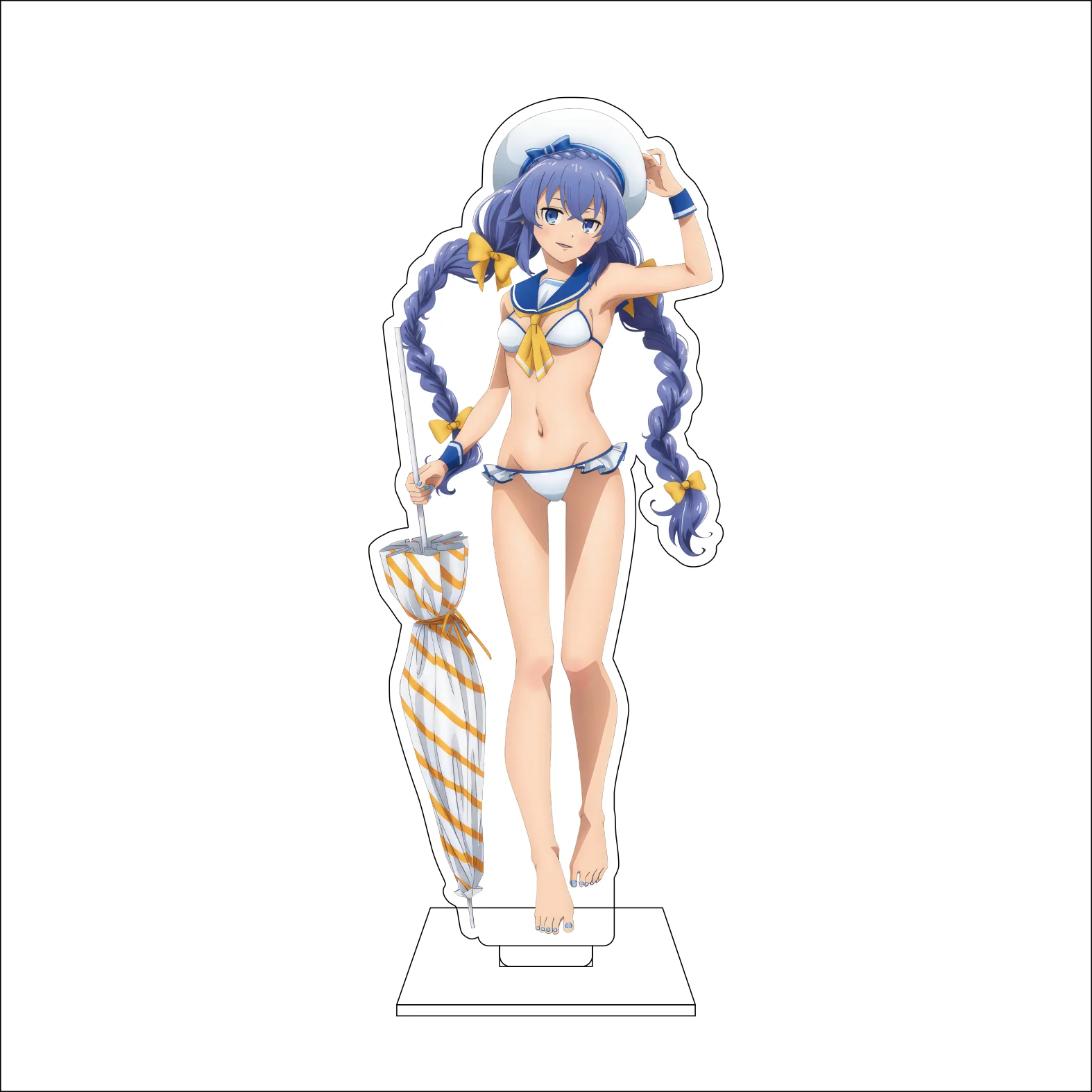 16CM Anime Mushoku Tensei: Jobless Reincarnation Cosplay Acrylic Figure Stand Plate Desk Decor Standing Roxy Ornaments Gifts view 5