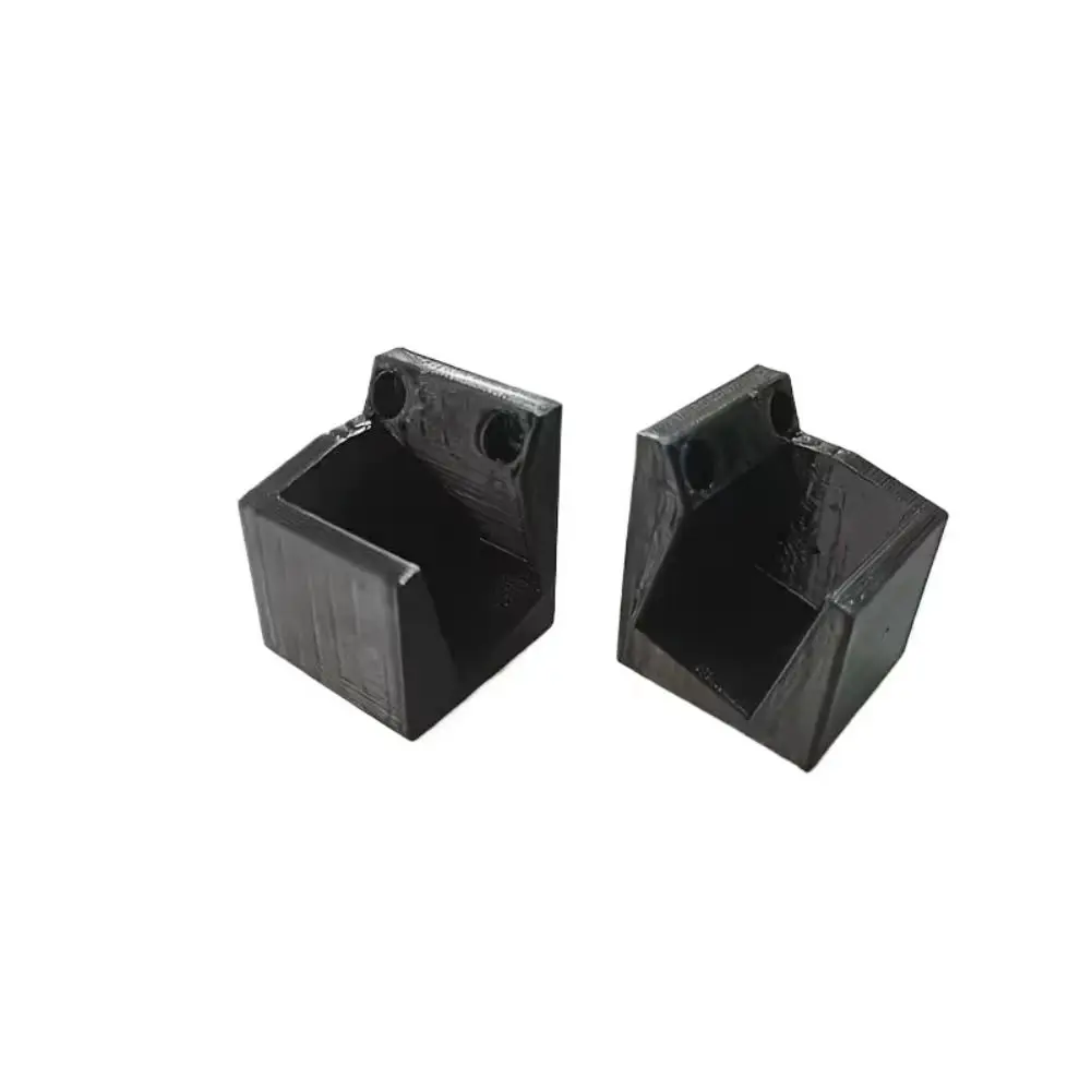 2PCS Plastic Wall Mounted Storage Rack Mounting Holes Ribbed Base Level Tool Holder Open Front Space Saving Level Storage Rack