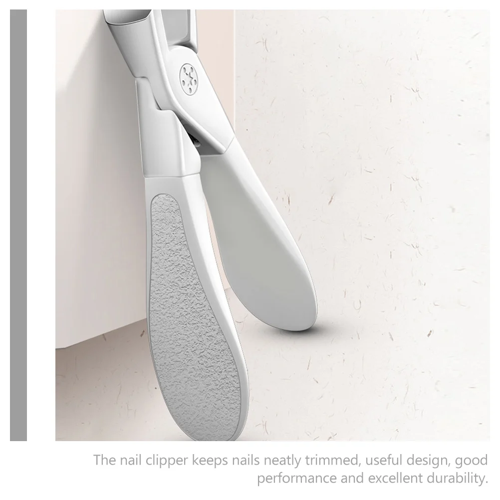 

Stainless Steel Nail Clipper Heavy Duty Nail Trimming Tool for Thick Nails Manicure Pedicure Essential Grooming Device