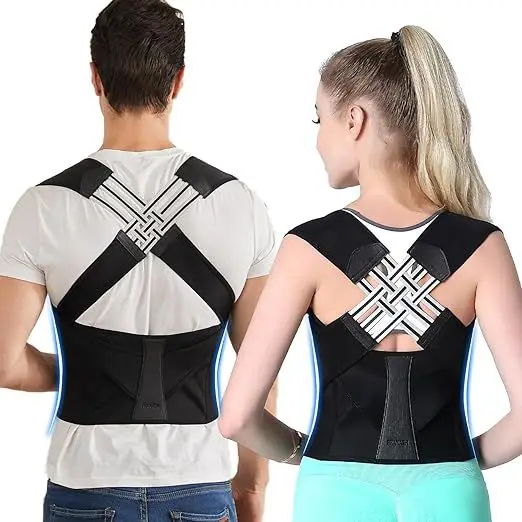 Posture Corrector for Women and Men,Adjustable Shoulder Posture Brace,Back Straightener Posture,Used for Middle Upper Spine