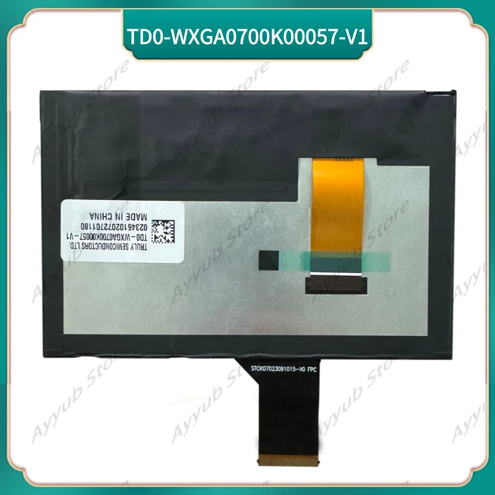 

7 Inch TD0-WXGA0700K00057 V1 LCD Panel Display with Resolution 800x480 and High Contrast 1000 for 2017-2020 Jeep