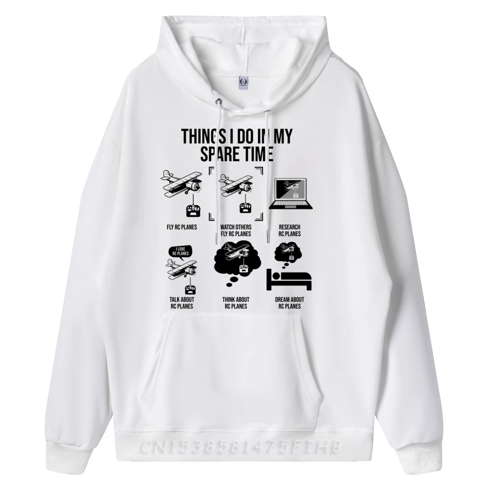 Things I Do In My Spare Time Rc Plane Flying Designer Hoodie Men Men's Sweatshirts Christmas Sweater