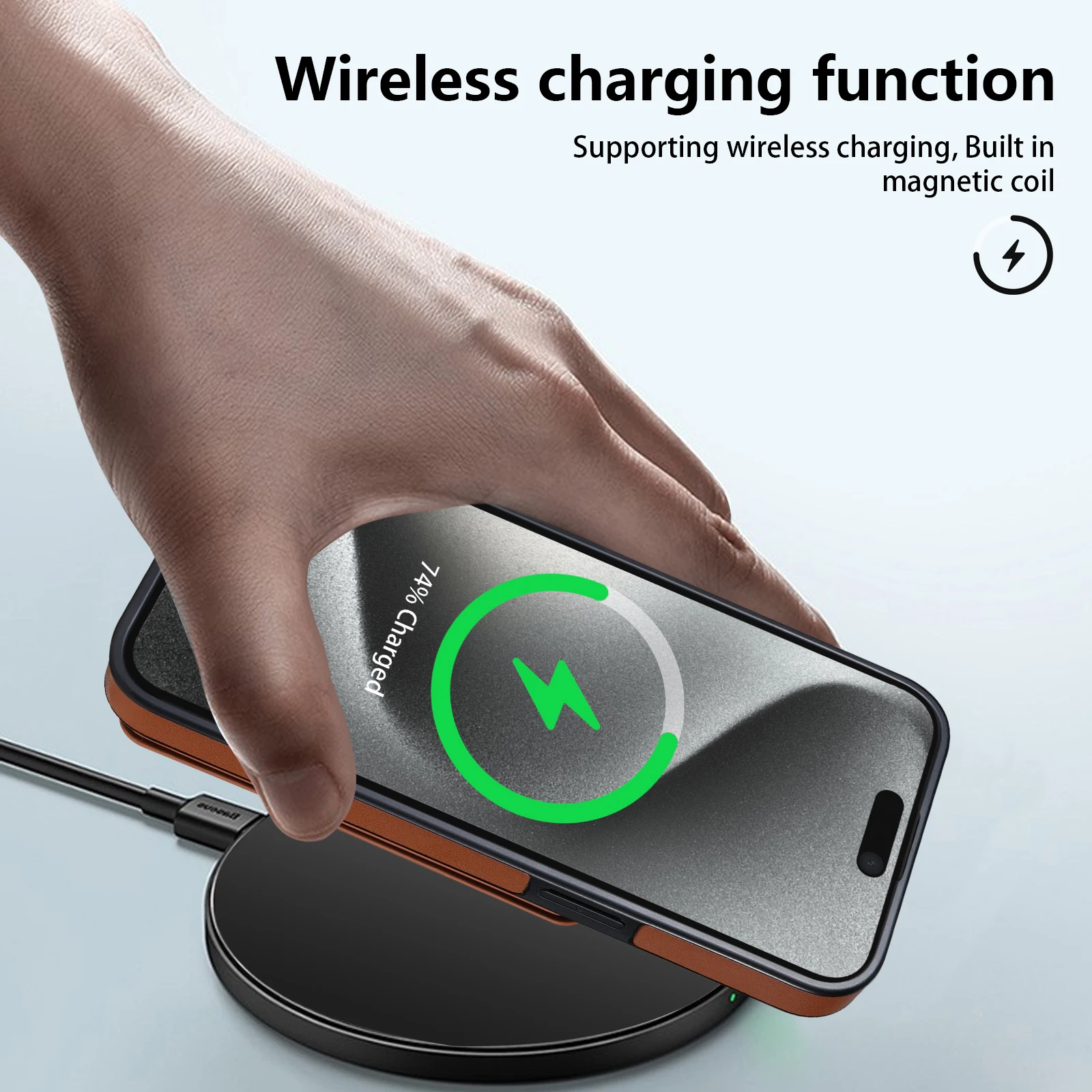 2 in 1 Detachable Cards Solt Leather Magnetic Case For iPhone 16 Pro Max 15 Plus 14 13 12 Vertical Bag Pocket For Magsafe Cover