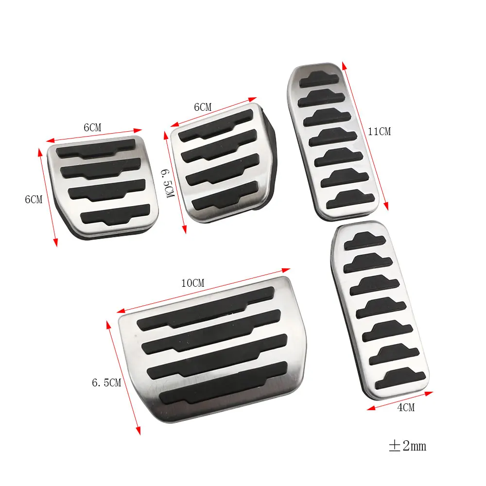 Car Pedals for Range Rover Evoque Land Rover Discovery Sport for Jaguar E-Pace Footrest Gas Brake Pedal Cover Ccessories