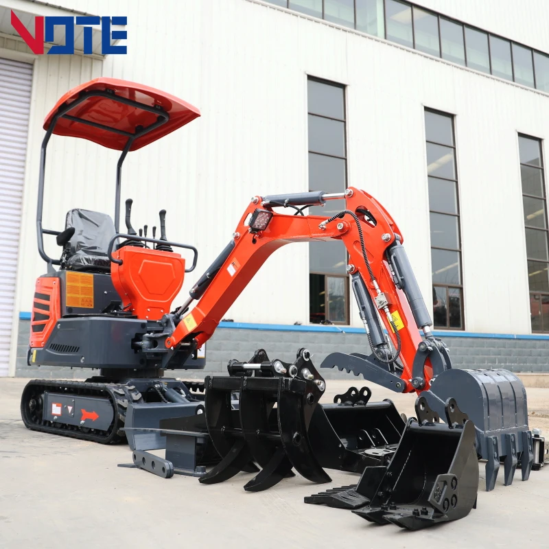 New Small Excavator Price 1.2 ton 2 ton 1 ton mini Excavator Digger Hydraulic Small Micro Digger Machine Prices for Sale