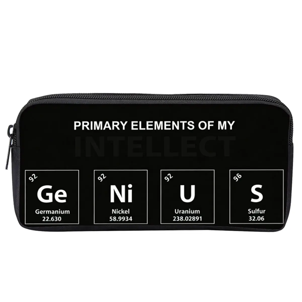 Periodic Table of Elements Single Layered Pencil Case for Boy/Girls Best Gifts Cartoon School Supplies Pencil Pouch for Children