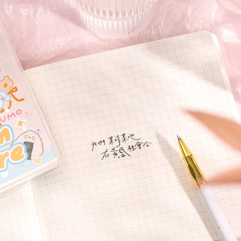Square Notebook A Little Sweet Cloud Kawaii Girls Cute Cartoon Hand Account Book Diary Journal Jotter with Plastic Cover