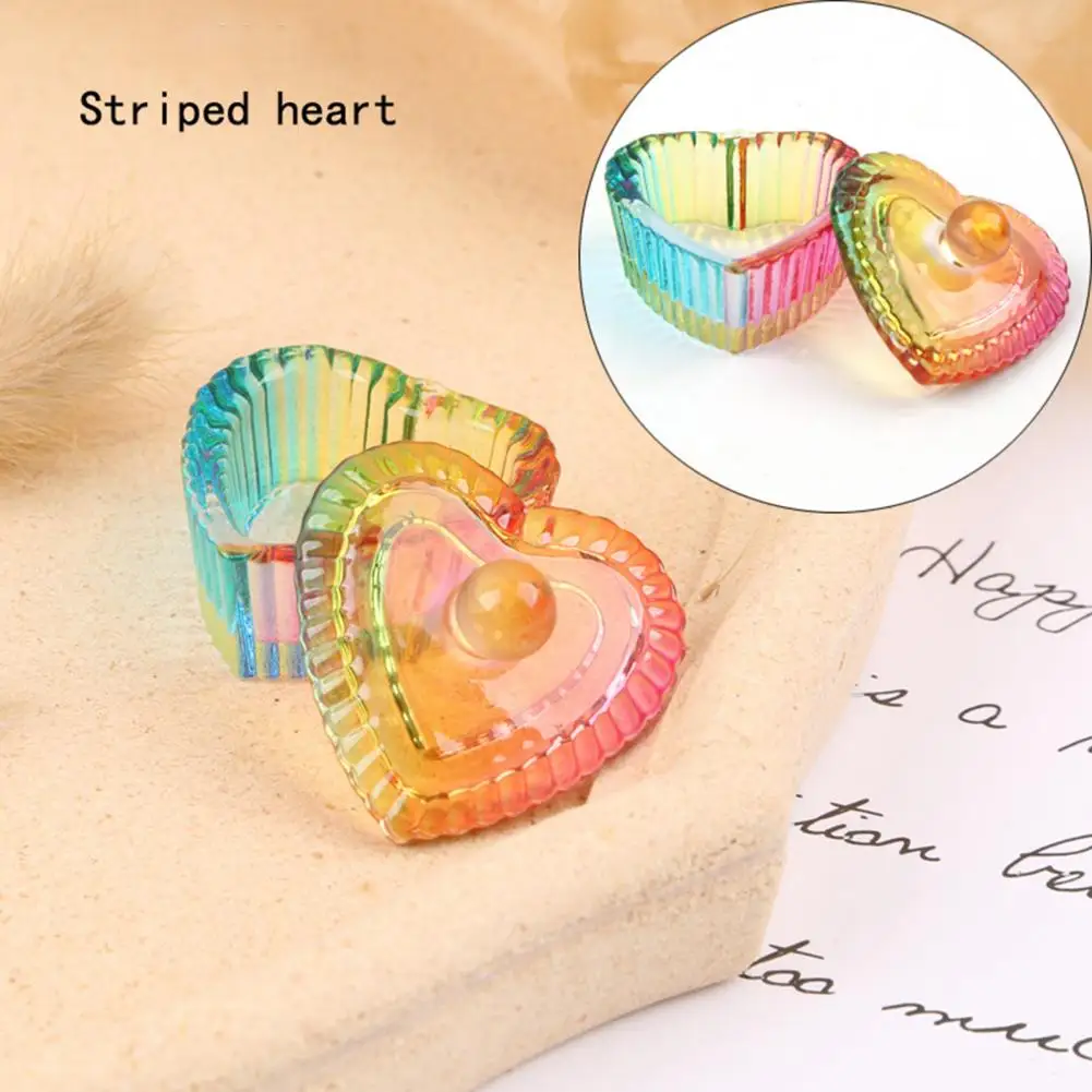 مادة زجاج فن الأظافر ، تخزين مسحوق الاكريليك ، طبق مع غطاء الغبار ، حامل للمبتدئين