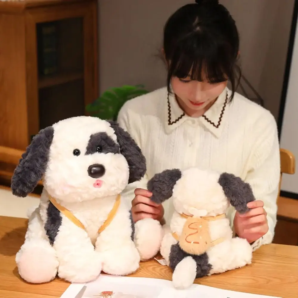 

Black&White Pout Dalmatian Plush Toys Chicken Leg Backpack PP Cotton Plush Dalmatian Dolls 23/35/45cm Comfortable