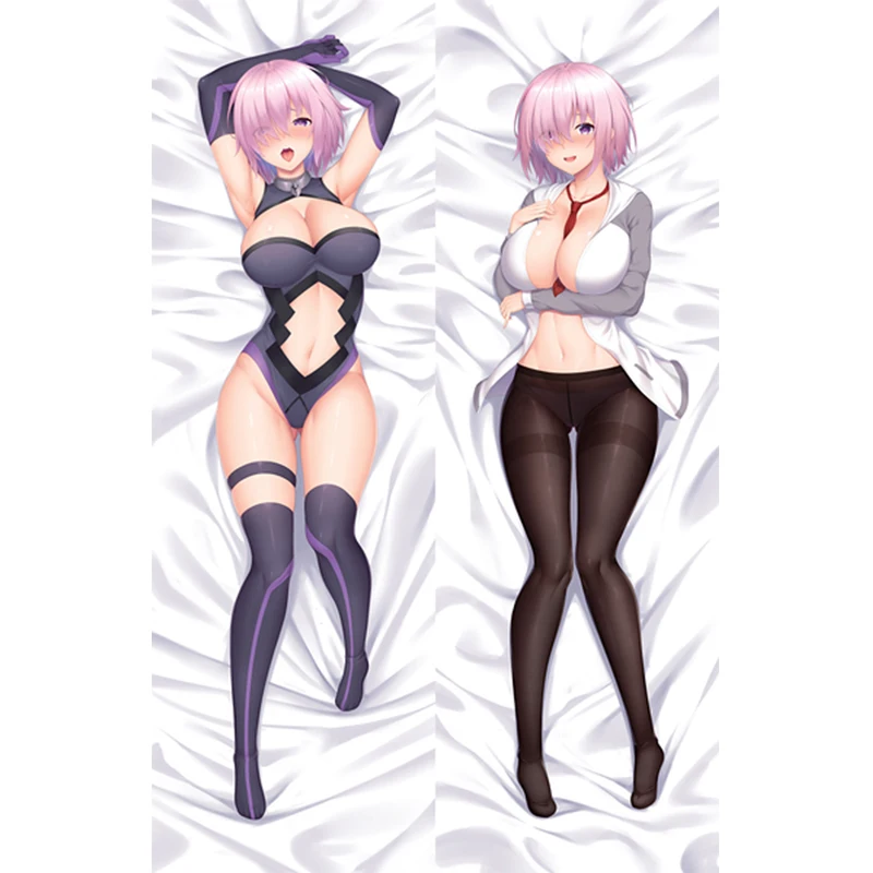 Poszewka na poduszkę Anime Dakimakura Mash Kyrielight 2-stronna drukowana poszewka na poduszkę do przytulania Poszewka na poduszkę Dekoracja pościeli