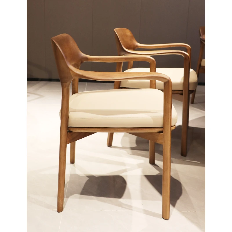 ModernLarger Restaurant Furniture Wood Interactive Table Wooden Dining Chair and Table Set