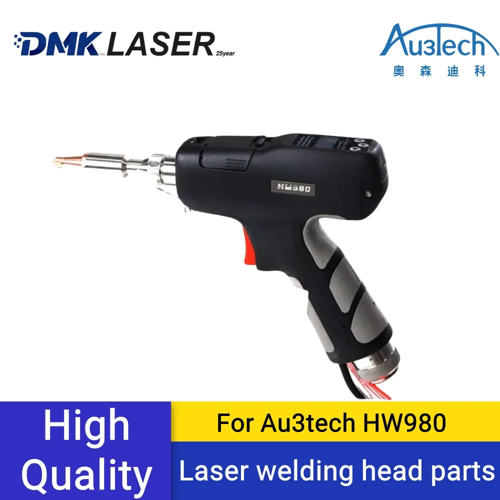 

DMK Au3tech HW980 Laser Welding head part Handheld Weld gun Accessories Wire Feed Tube Focus Lens Sealing Ring Reflector Mirror