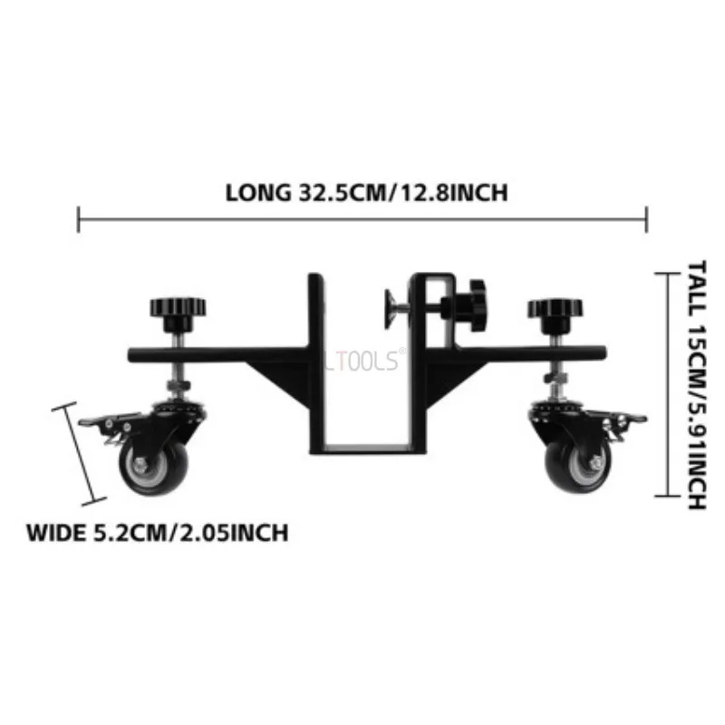الثقيلة لوحة الباب عربة النقل تركيب الباب دوللي 360 درجة دوران قابل للتعديل الأسطوانة نقل الأسطوانة المساعدة المنزلية