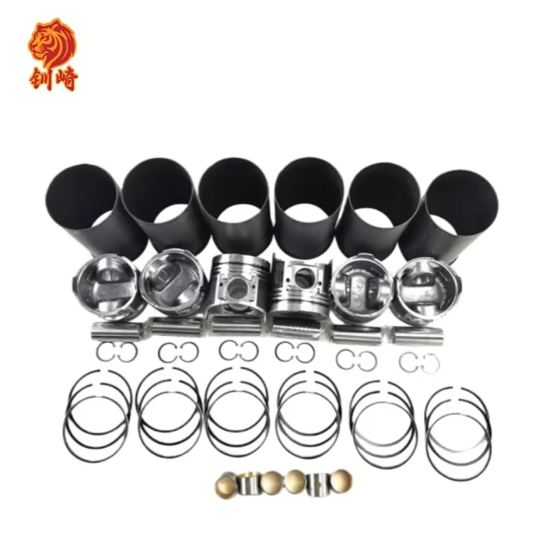 

6D95, PC200-6 Запчасти для строительной техники, Гильза цилиндра в сборе, Детали двигателя экскаватора 6207-21-2110