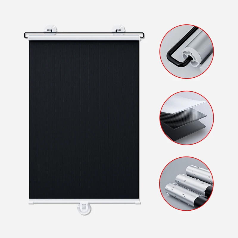 

Car Side Window Sun Shading Blinds, Home Retractable Sunshade Roller Blinds, Balcony Privacy, UV Protection Car Windshield Cover
