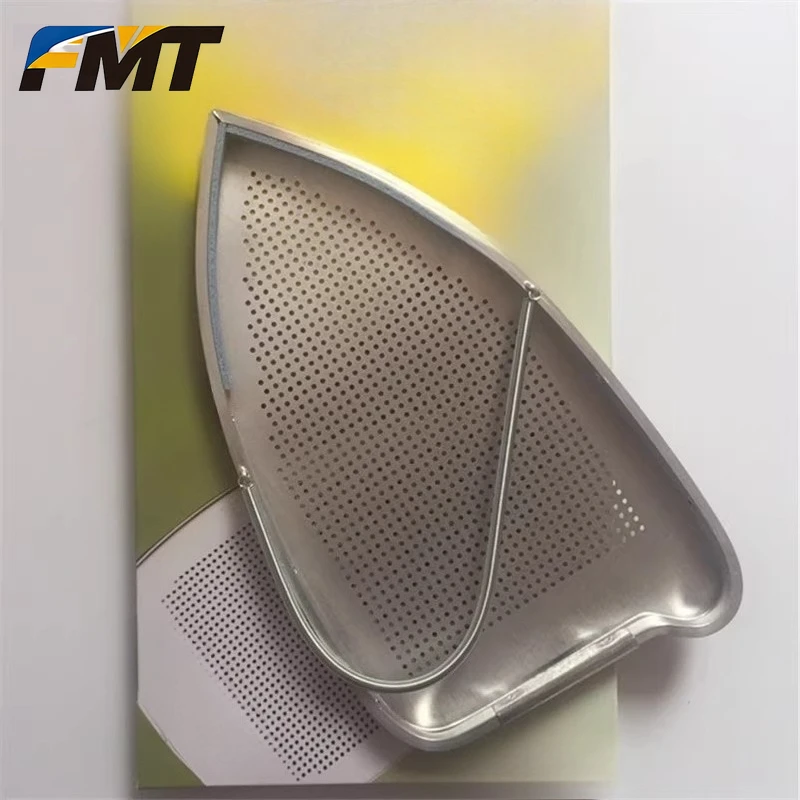 FMTElectric Iron Parts aluminum Anti scald protective cover iron shoes with silicone gel edge 2128 203X119mm