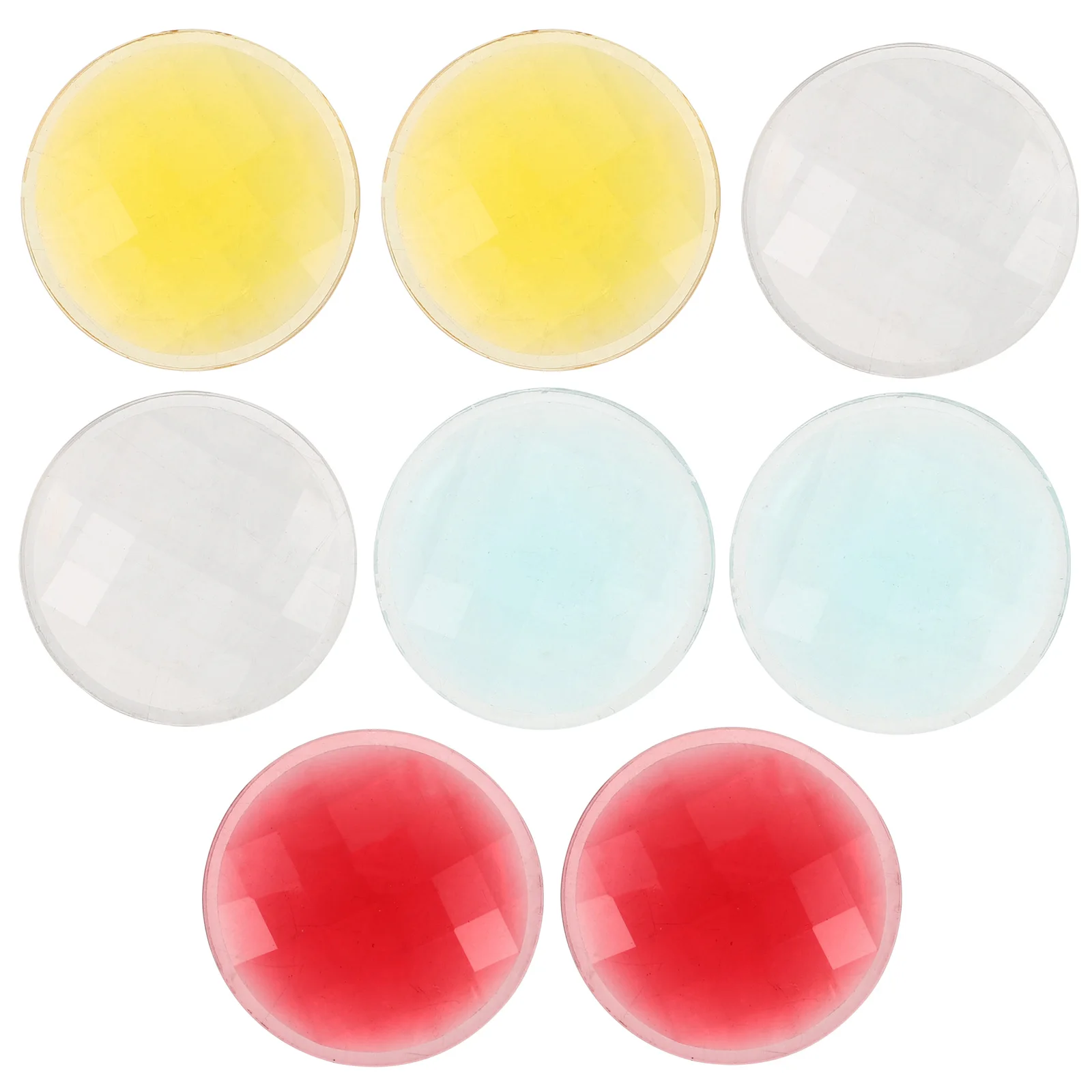 8 SZT. Wanhua Rurka DIY Kalejdoskop Soczewka Zestaw Ręcznie Robiony Kolorowy Pryzmat Materiały do Rękodzieła Filtr