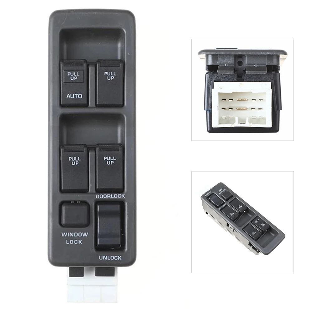 Electric Window Control Black Power Window Switch Reliable Performance Replacement Part Anti-Corrosion Feature