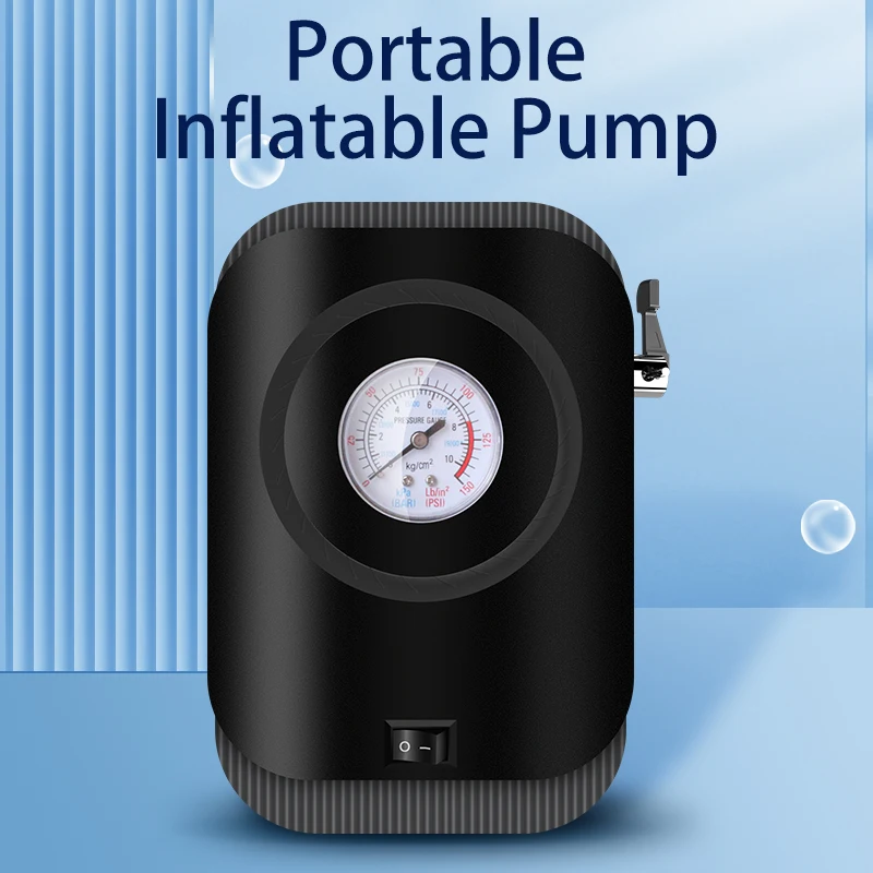 25 Cylinders 120W Wired Inflation Emergency Light Car Tire Inflatable Pump 12V Tyre Inflator