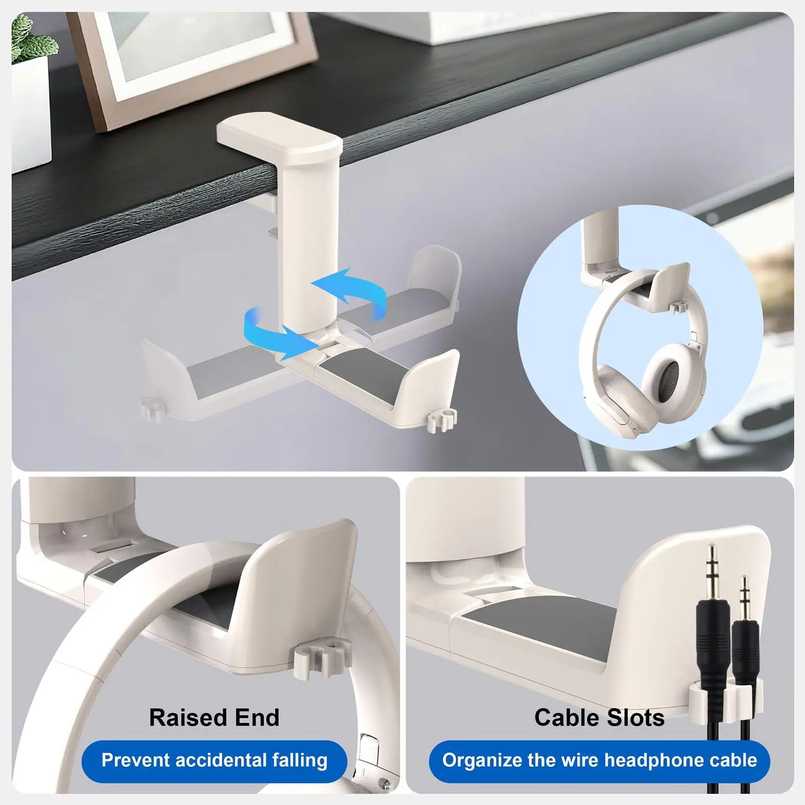 

Подстаканник для стола, органайзер с зажимом, держатель для наушников для стола, наушники, телефон, игровой контроллер, кофейная кружка, ручка, настольная стойка