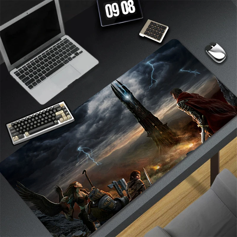 Mousepad Rubber Mouse Pad Gaming The Lord of the Rings Accessories PC Gamer Cabinet Carpet Office Computer Desk Mat Keyboard Pad