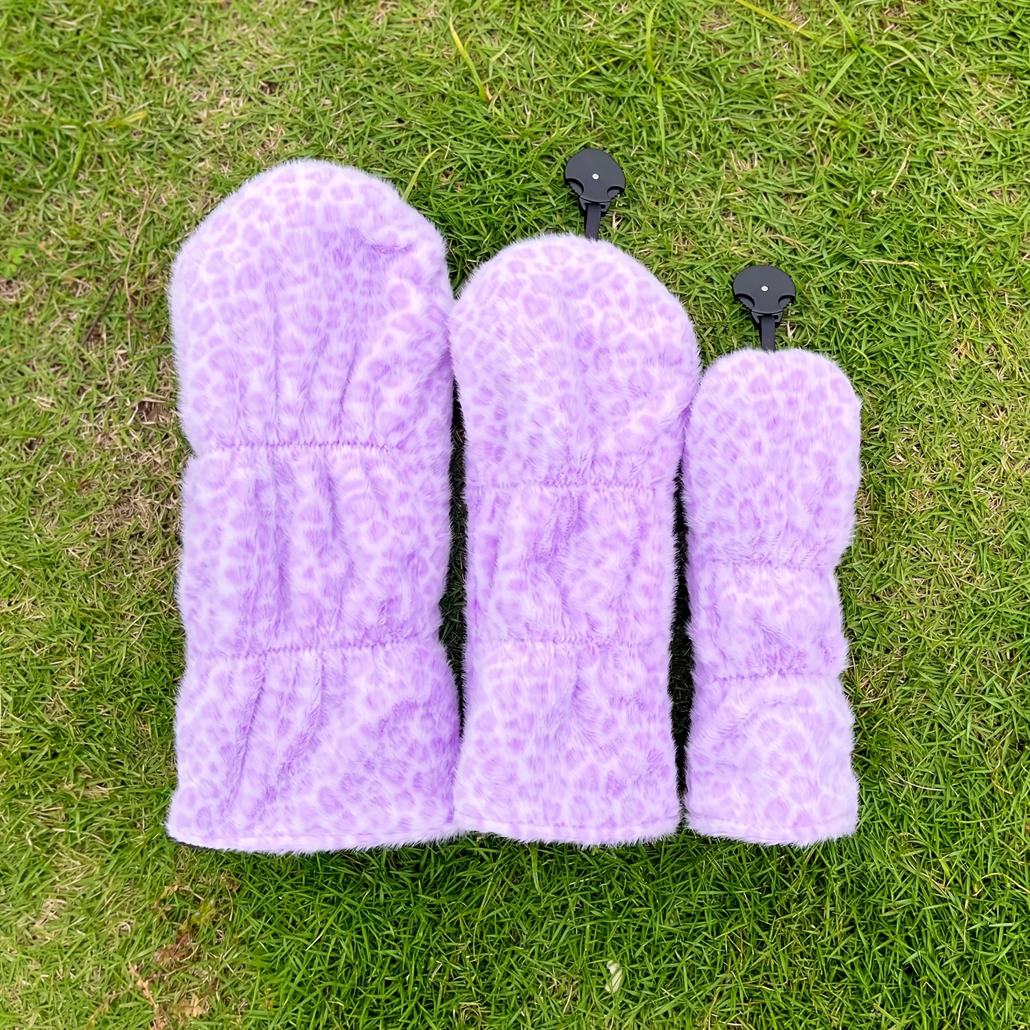 Capas de pelúcia roxas com est - Golf Driver avaliação e preço