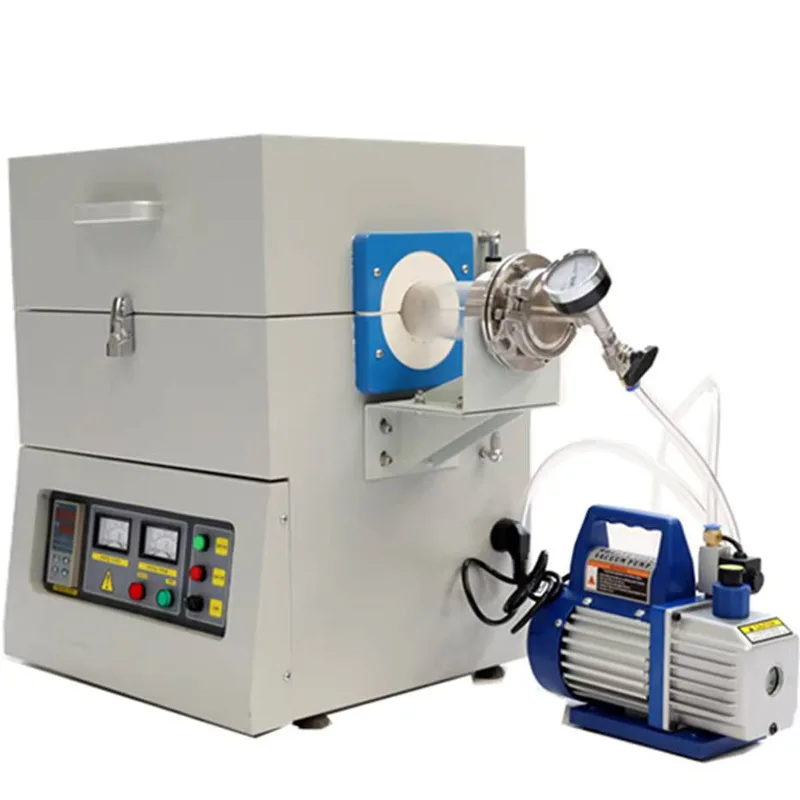 High Temperature 1200C - 1800C Vacuum Tubular Furnace with Multiple Tube Sizes