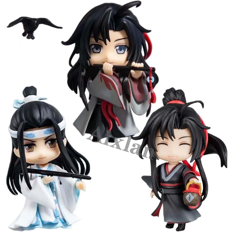 10CM Modaozushi Figure Wei Wuxian Lan Wangji Yilinglaozu PVC Action  Figure Model Kawaii Collectible Toys