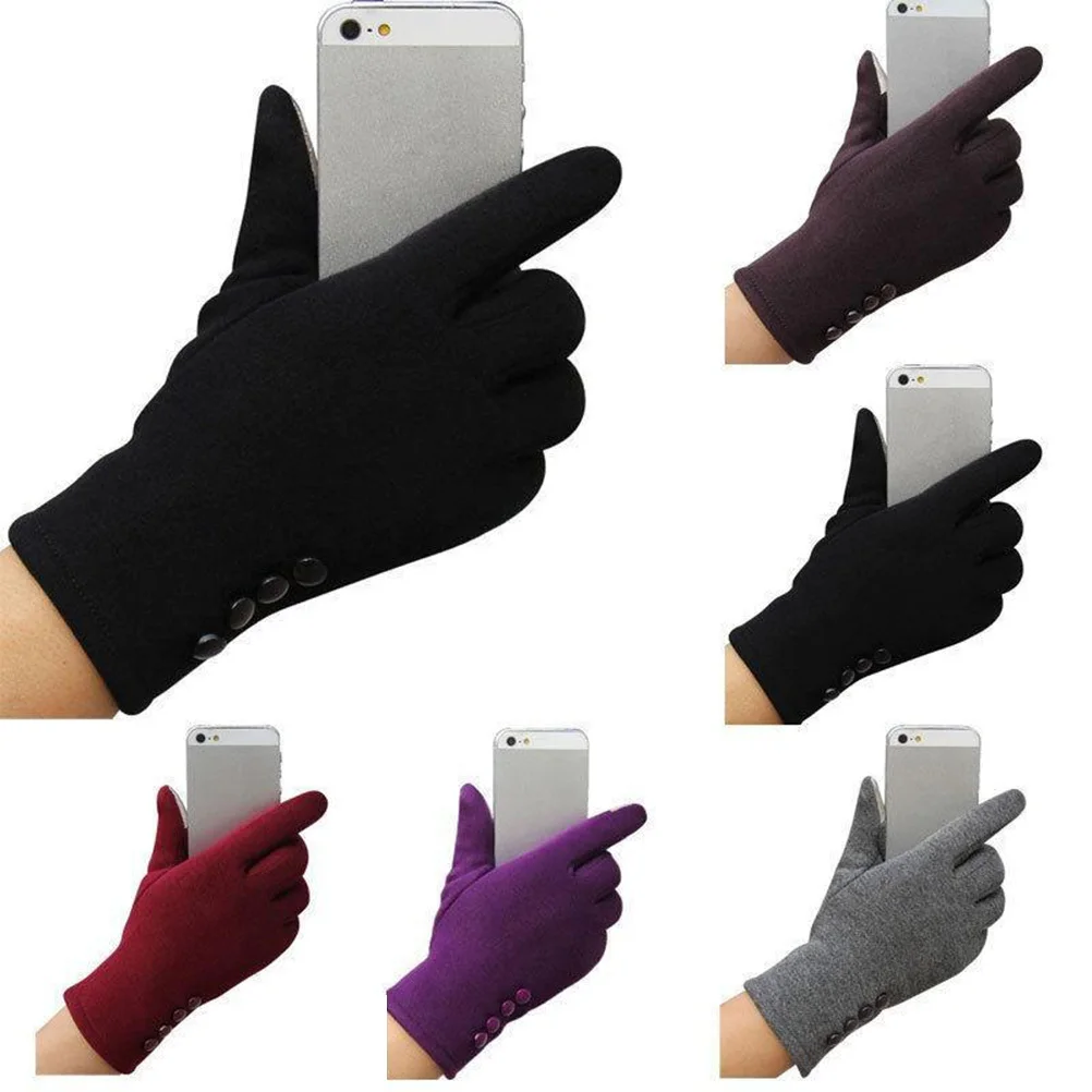 

Touch Screen Warm Gloves Women Windproof Water-Resistant Winter Riding Gloves Breathable Sweat-Absorbent Nonslip Palm For