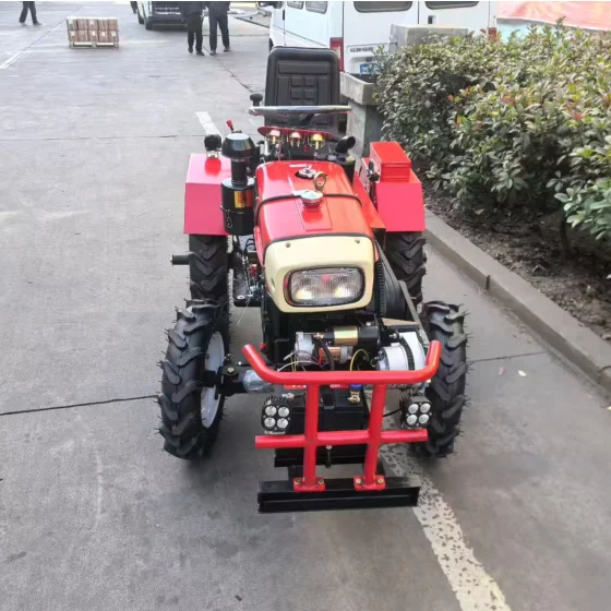 Mini Single Cylinder Diesel 22HP 4 Wheel Tractor Factory Price Agricultural Mini Tractor 4wd Farm Small Mini Tractor