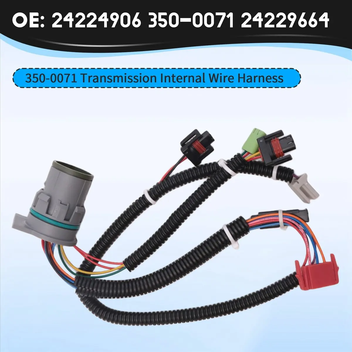 Super Sale 350-0071 Car Transmission Harness Transmission Internal Wire Harness for GM 4L80E 1994-2003 MT1 2004-on New 24224906