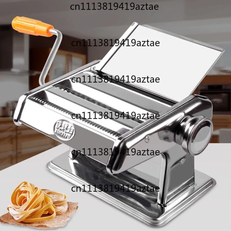 Two-Knife Hand Crank Noodle Press Machine Household Manual Noodle Making Pasta Maker