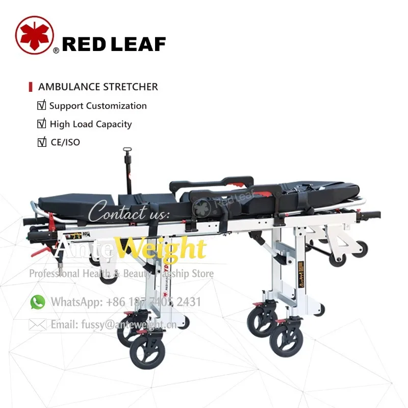 Automatic Manual Hospital Equipment Medical Ambulance Trolley Emergency Patient Transport Stretcher for Ambulance Car
